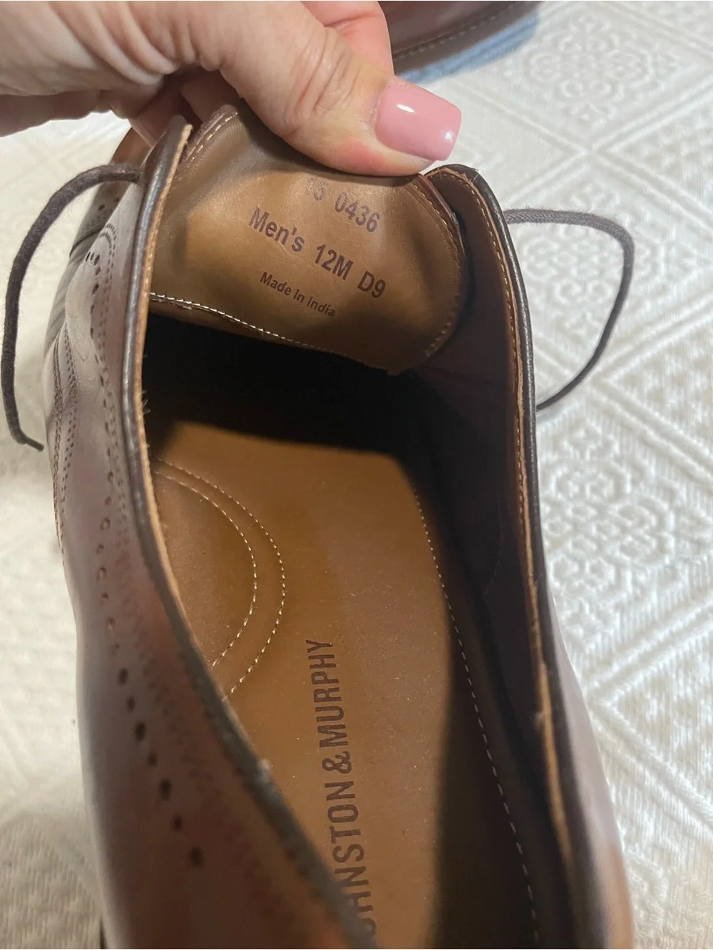 Johnston & Murphy polished brown